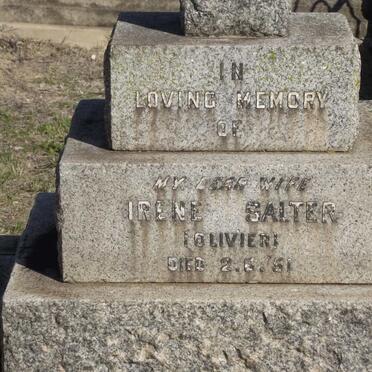 SALTER Irene nee OLIVIER -1951