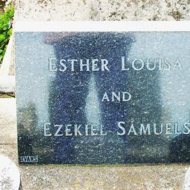 SAMUELS Ezekiel  &amp;  Esther Louisa
