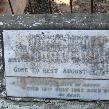 SANDERSON John Wallace -1944 &amp; Emma -1967