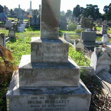 SARGANT George Edward 1869-1925 &amp; Hilda Margaret 1877-1955