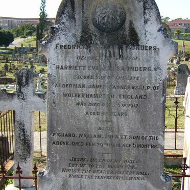 SAUNDERS Frederick William -1912 &amp; Harriet Evelyn -1912 :: SAUNDERS Richard William -1900