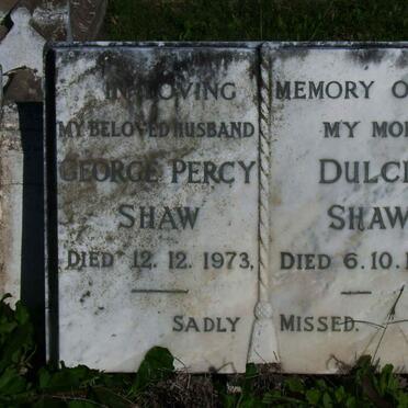 SHAW George Percy -1973 &amp; Dulcie -1977