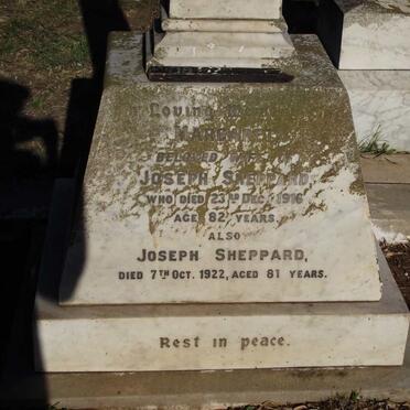 SHEPPARD Margaret -1916 :: SHEPPARD Joseph -1922