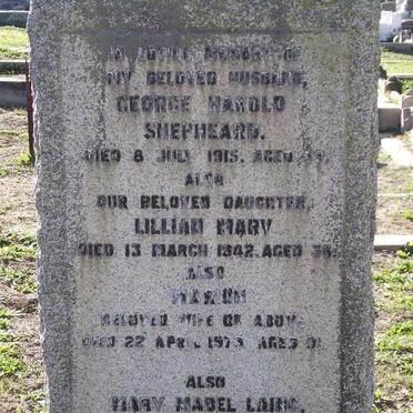 SHEPHEARD George Harold -1915