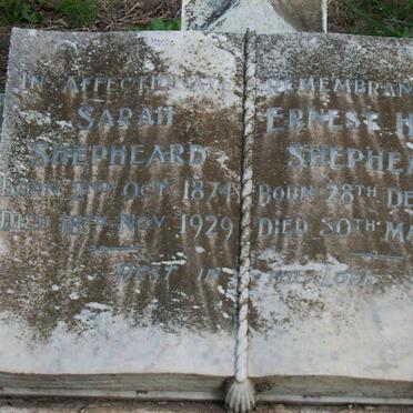 SHEPHEARD Ernest Henry 1867-1930 &amp; Sarah 1874-1929