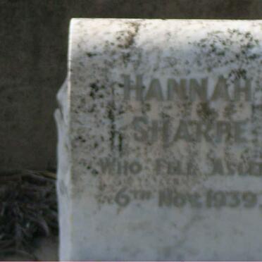 SHARPE Hannah -1939
