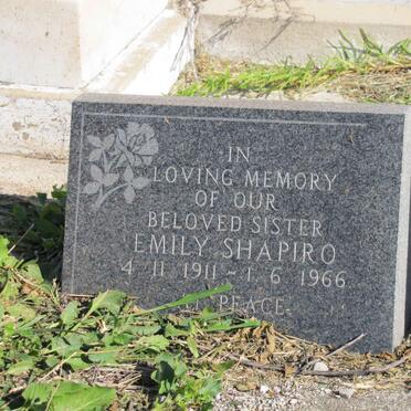 SHAPIRO Emily 1911-1966
