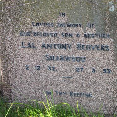 SHARWOOD Lal Antony Redvers 1932-1953