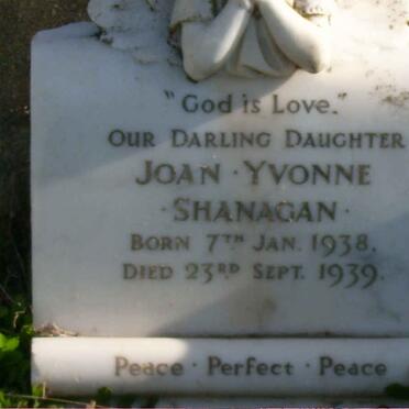 SHANAGAN Joan Yvonne 1938-1939