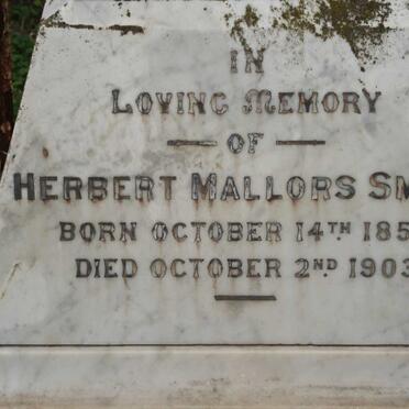 SMITH Herbert Mallors 1852-1903