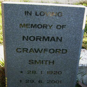 SMITH Norman Crawford 1920-2001
