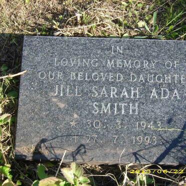 SMITH Jill Sarah Ada 1943-1993