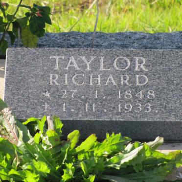 TAYLOR Richard 1848-1933
