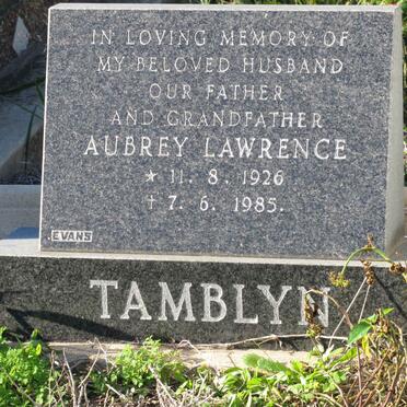TAMBLYN Aubrey Lawrence 1926-1985