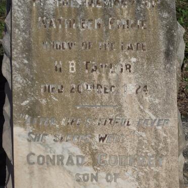 TAYLOR Kathleen Emilie -1924 :: HONEYWILL Conrad Godfrey 1890-1941