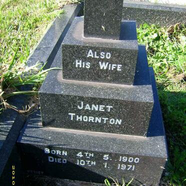 THORNTON Janet 1900-1971