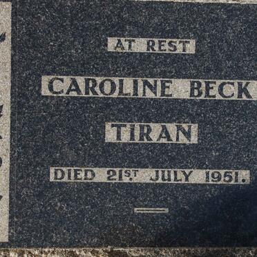 TIRAN Caroline Beck -1951