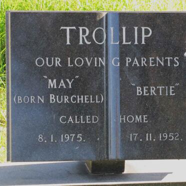 TROLLIP Bertie -1952 &amp;- May BURCHELL -1975