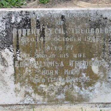 TREDGOLD Robert Cecil -1946 &amp; Edith Louisa HODD -1948