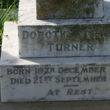 TURNER Dorothy Mabel 1894-1939