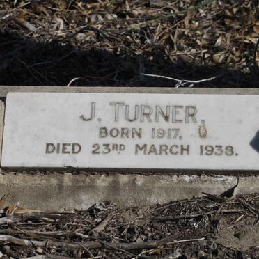 TURNER J. 1917-1938