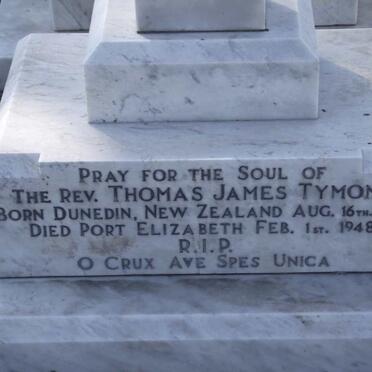 TYMONS Thomas James 1876-1948