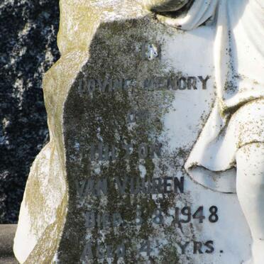 VUUREN Hilton, van -1948