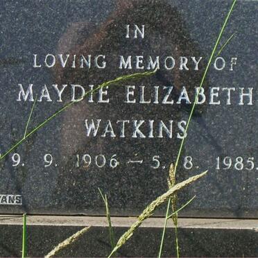 WATKINS Maydie Elizabeth 1906-1985