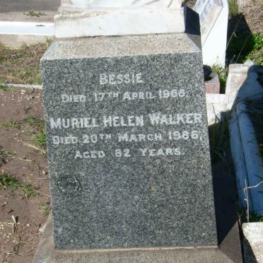 WALKER Bessie -1966 :: WALKER Muriel Helen -1986