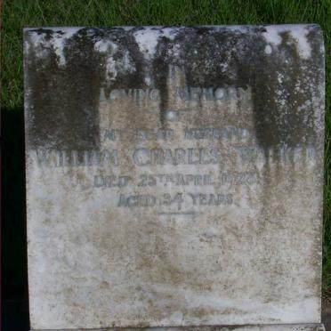WALKER William Charles -1926