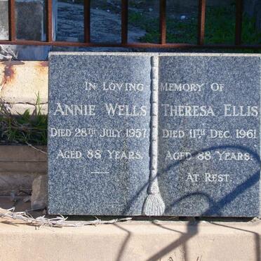 WELLS Annie -1957 :: ELLIS Theresa -1961