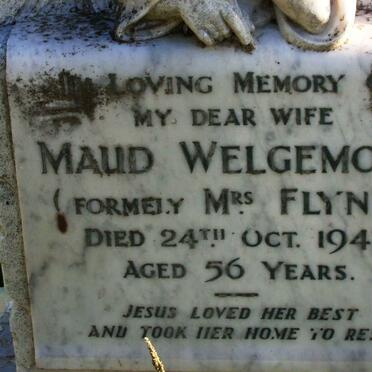 WELGEMOED Maud formerly FLYNN -1943