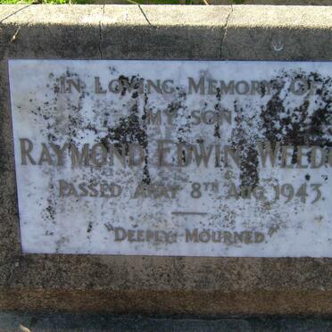 WEEDON Raymond Edwin -1943