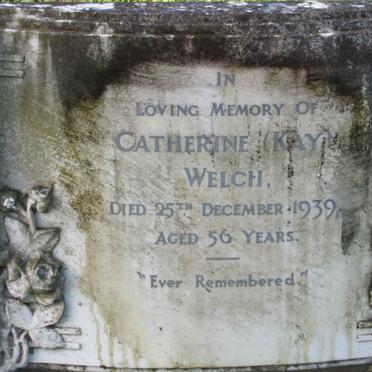 WELCH Catherine -1939