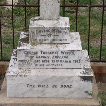 WEEKS George Tabscott -1913