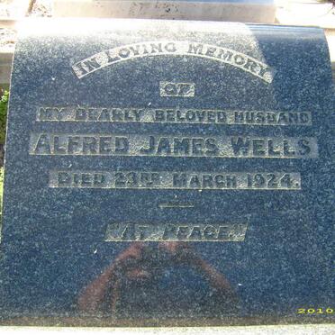 WELLS Alfred James -1924