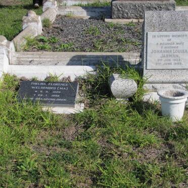 WELGEMOED Thelma Florence 1920-1992 :: JARMAN Johanna Louisa 1939-1955