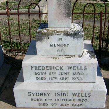 WELLS Frederick 1860-1932 :: WELLS Sydney 1870-1946