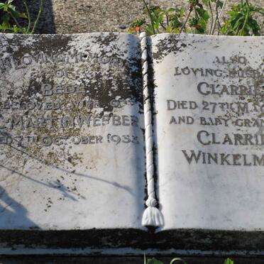 WEBBER Clarrie -1937 &amp; Bede -1938 :: WINKELMAN Clarrie
