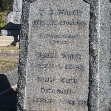 WHITE T.G. 1876-1939 &amp; Louisa SMALL 1874-1952 :: WHITE Arthur 1905-1947