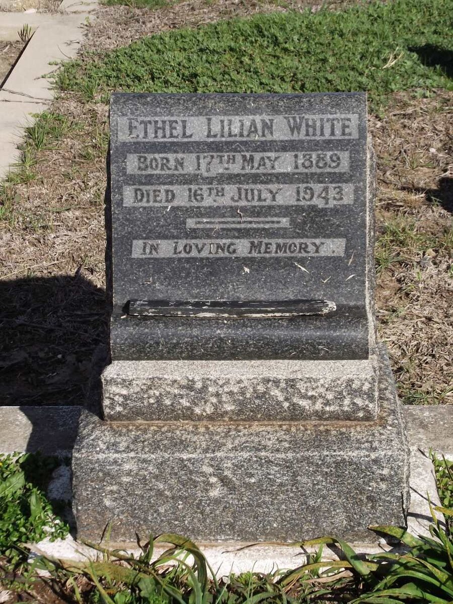 WHITE Ethel Lilian 1889-1943