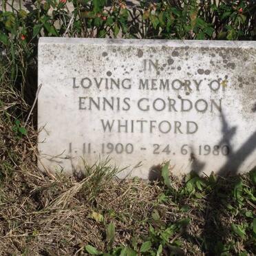 WHITFORD Ennis Gordon 1900-1980
