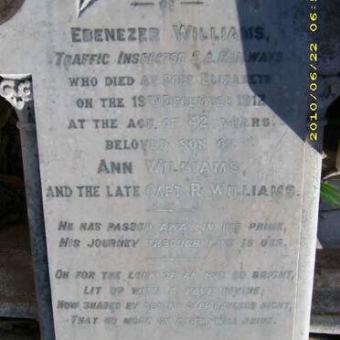 WILLIAMS Ebenezer -1912