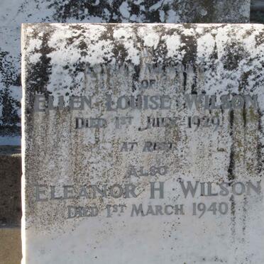 WILSON Ellen Louise -1929 :: WILSON Eleanor H. -1940