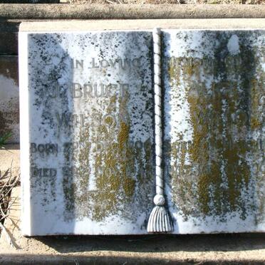 WILSON J. Bruce 1896-1947 &amp; Alice B. 1900-1953