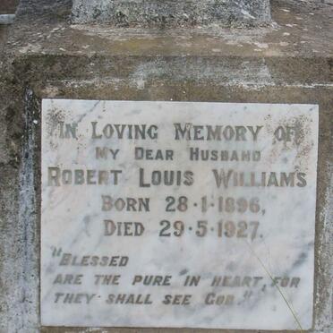 WILLIAMS Robert Louis 1896-1927