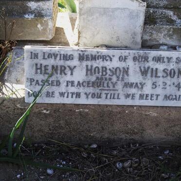 WILSON Henry Hobson -1946