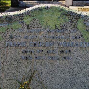 WORRAKER Frank Croxon 1899-1951