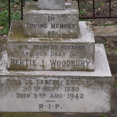 WOODBURY Bertie J. 1880-1942