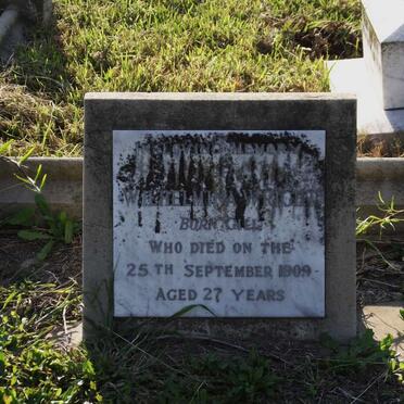 WRIGHT Wilhelmina nee NEL -1909